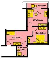 Apartamento de 1 dormitorio