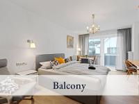 Apartamento de 1 dormitorio con balcón