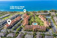 Roomy Condo Steps to Beach with Pool and Hot Tub - B&B Wailea
