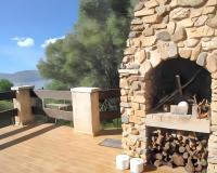 Maison charmante avec vue sur la mer, Olmeto + Cheminée - B&B