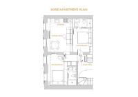 ROSE - Deluxe Apartment mit 2 Schlafzimmern und Balkon