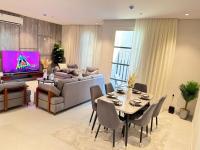 شقة غرفتين نوم وصالة وجلسة خارجية وغرفة ألعاب ومطبخ بحي الملقا - B&B