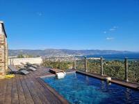 Gaou - Villa ONEIROS, paisible avec piscine & vue mer - B&B Bormes-les-Mimosas