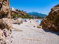 Beachfront apartment with sea view at Burriana beach, Nerja - Ferienwohnung Nerja