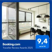 UNIEK appartement - mooiste en hoogste uitzicht op Antwerpen! - incl gratis parking - B&B Anversa