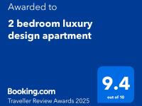 2 bedroom luxury design apartment - B&B Żabbar