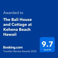 The Bali House and Cottage at Kehena Beach Hawaii - B&B Kehena
