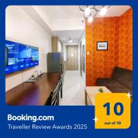 1BR Condotel with Balcony at FAME Residences #FM04 - Bed and Breakfast Manilla