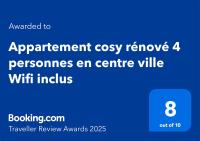 Appartement cosy rénové 4 personnes en centre ville Wifi inclus - Ferienwohnung