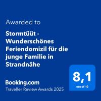Stormtüüt - Wunderschönes Feriendomizil für die junge Familie in Strandnähe - Chambres d'hôtes Nordseeheilbad Wangerooge