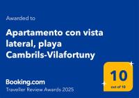 Apartamento con vista lateral, playa Cambrils-Vilafortuny - B&B Cambrils