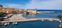 Charmant T2 au calme avec vue mer, proche centre de Collioure et parking - B&B Collioure