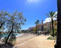 Evasion Menton vue mer proche plage et gare - B&B