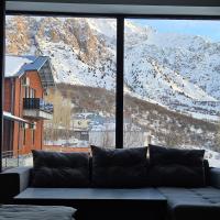 Familienzimmer mit Bergblick