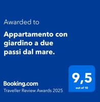 Appartamento con giardino a due passi dal mare. - B&B San Vito Lo Capo