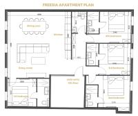 FREESIA - Appartement 4 Chambres avec Balcon