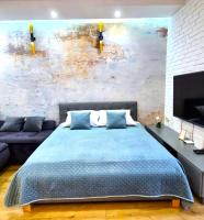 LUXURY BLUE CASCADE studio DOWNTOWN balcony - B&B