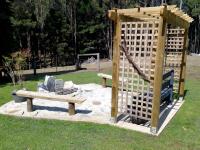 Kamer met Queensize Bed en Uitzicht op de Tuin