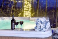 Log cabin with HOT TUB and view - B&B La Minerve
