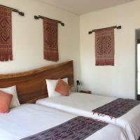 Deluxe Tweepersoonskamer met 2 Aparte Bedden en Uitzicht op Zee