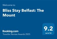 Bliss Stay Belfast The Mount - B&B
