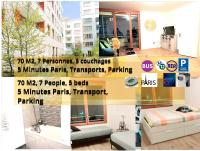 Paris Stade de France, 7 pers, Parking - B&B