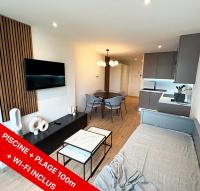 Appartement Étoilé, Piscine, Plage face, Clim - Ferienwohnung