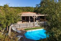 Lodge milieu - Piscine privée Terrasse - - B&B Roquetaillade