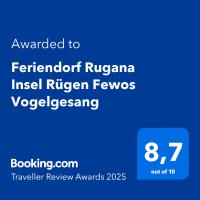Feriendorf Rugana Insel Rügen Fewos Vogelgesang - B&B Dranske