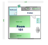 Casa con 1 dormitorio
