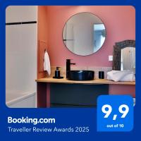 "STARRY in SO" 47m2, parking gratuit, rue calme et arborée, METRO 10 min, Stade de France 24min à pied - Bed and Breakfast Saint-Ouen