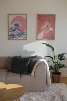Cosy appartment near city, beach, metro & airport - B&B