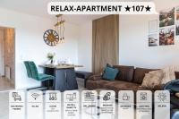 Relax-Apartment 107 mit Pool, Massagesessel, Küche - B&B