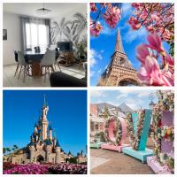 Disney, sunny comfortable 2 bedrooms family apartment, 8 pers, wifi, NETFLIX - Chambres d'hôtes Chessy