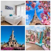Disney, very spacious comfortable 3 bedrooms family apartment, 8 pers, wifi, NETFLIX - Chambres d'hôtes Chessy