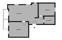Two-Bedroom Apartment with Balcony