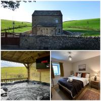 PRIVATE LUXURY Barn Stay with Hot Tub and OUTDOOR ENTERTAINMENT, YORKSHIRE DALES SLEEPS 10! - Bed and Breakfast Airton