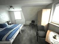 Chambre Quadruple avec Salle de Bains Commune