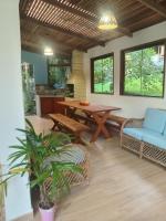 Casa 8p com ar 90m Praia Fortaleza - B&B Ubatuba