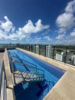 Flat luxo Shopping Rio Mar - Beach class Boa Viagem Recife - Piscina Rooftop - Chambres d’hôtes Recife