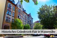 Stadtperle am plätschernden Wasser - 50m2 2R malerische FEWO in top Lage - Ferienwohnung