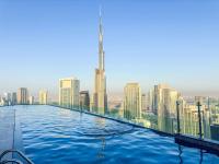 New Luxury SeaView 2Bed - Spectacular Rooftop Infinity Pool, Bar & Burj Views! - B&B Dubai