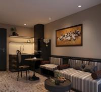 Apartamento de 1 Dormitorio con balcón y vistas a la ciudad