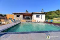 Villa la crozette 4 étoiles, climatisée avec grande piscine - B&B Ruoms