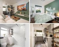 City Vibe Haven - Modern 2 Bed Apartment with High Speed WI-FI - Bed and Breakfast