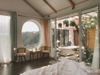 Vierpersoonskamer met Uitzicht op de Bergen