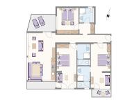 Appartement 3 Chambres