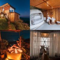 Dome house with fan