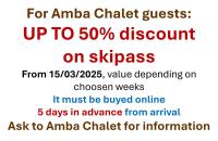 Amba Chalet Famiglia Cima - Trilocale 6 posti letto - B&B