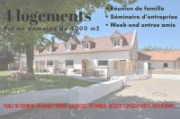 Jusqu'à 24 pers - Jacuzzi - Terrasses - Barbecue - Réunion de famille ou Séminaire - B&B Verton